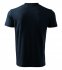 V-neck tričko unisex, námořní modrá