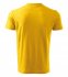 V-neck tričko unisex, žlutá