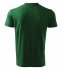 V-neck tričko unisex, lahvově zelená