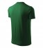 V-neck tričko unisex, lahvově zelená