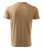 V-neck tričko unisex, písková