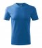 Heavy tričko unisex, azurově modrá