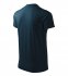 Heavy V-neck tričko unisex, námořní modrá
