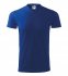 Heavy V-neck tričko unisex, královská modrá