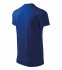 Heavy V-neck tričko unisex, královská modrá