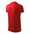 Heavy V-neck tričko unisex, červená