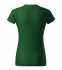 Basic tričko dámské, lahvově zelená