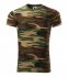 Camouflage tričko unisex, camouflage brown