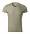 lim Fit V-neck tričko pánské, světlá khaki