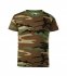 Camouflage tričko dětské, camouflage brown
