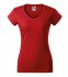Fit V-neck tričko dámské, červená