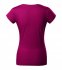 Fit V-neck tričko dámské, fuchsia red