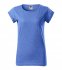 Fusion tričko dámské, modrý melír