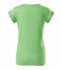 Fusion tričko dámské, zelený melír