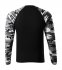 Camouflage LS triko unisex, camouflage gray