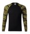 Camouflage LS triko unisex, camouflage green