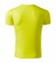 Pixel tričko unisex, neon yellow