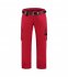 Work Pants Twill pracovní kalhoty unisex, červená