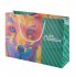 "CreaShop H" horizontální papírová nákupní taška na zakázku, vícebarevná