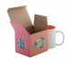 "CreaBox Mug A" krabička na hrnek na zakázku, bílá