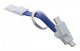 "Hedul" přívěšek na klíče s USB nabíjecím kabelem, modrá