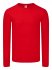 "Iconic Long Sleeve" tričko s dlouhým rukávem, červená