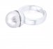 "Tegux" nastavitelný prsten, bílá