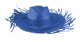 "Filagarchado" slaměný klobouk, modrá